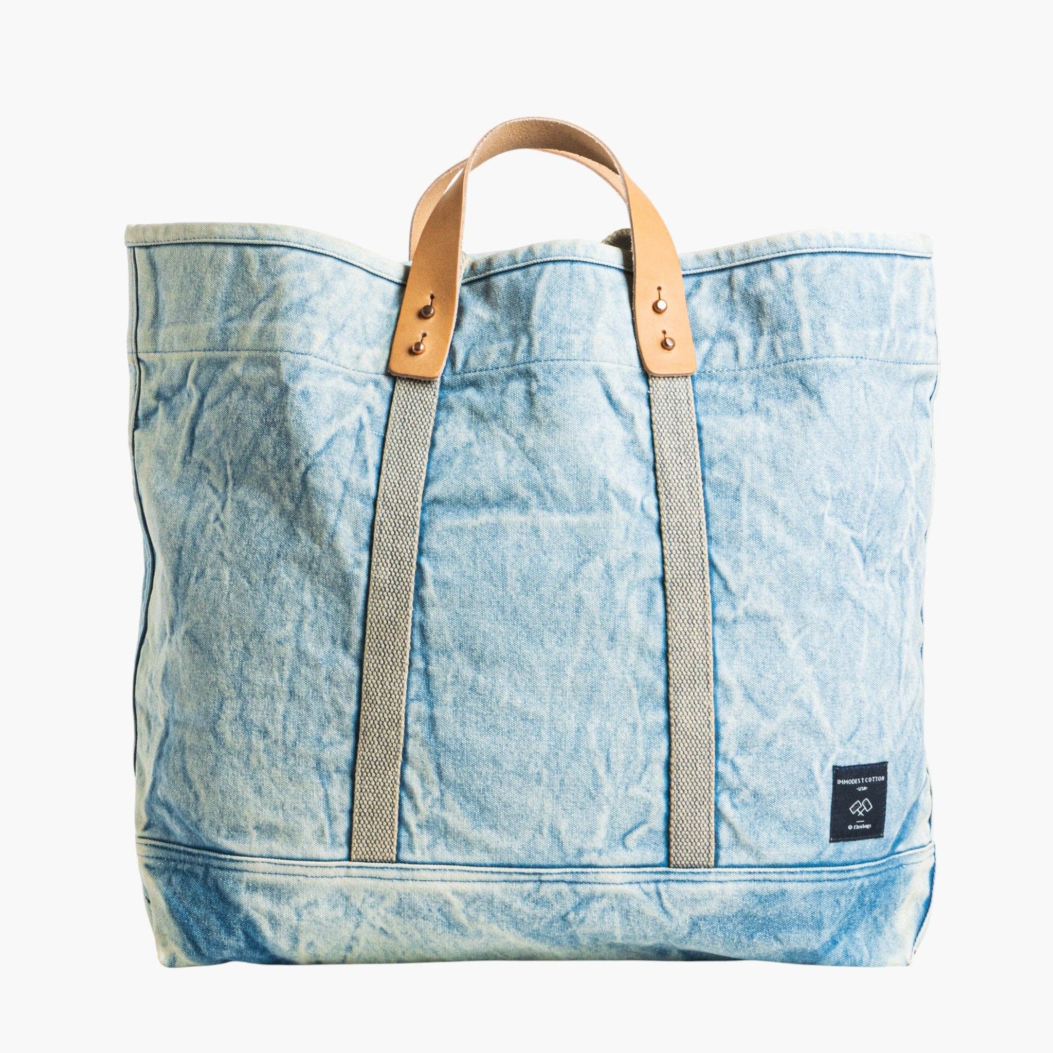 Large East West Tote | Acid Wash