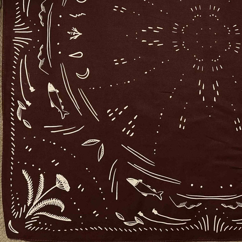 Gentle Tarot Reading Cloth: Black