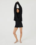 Laumės Sweater: Black 100% COTTON Sweater