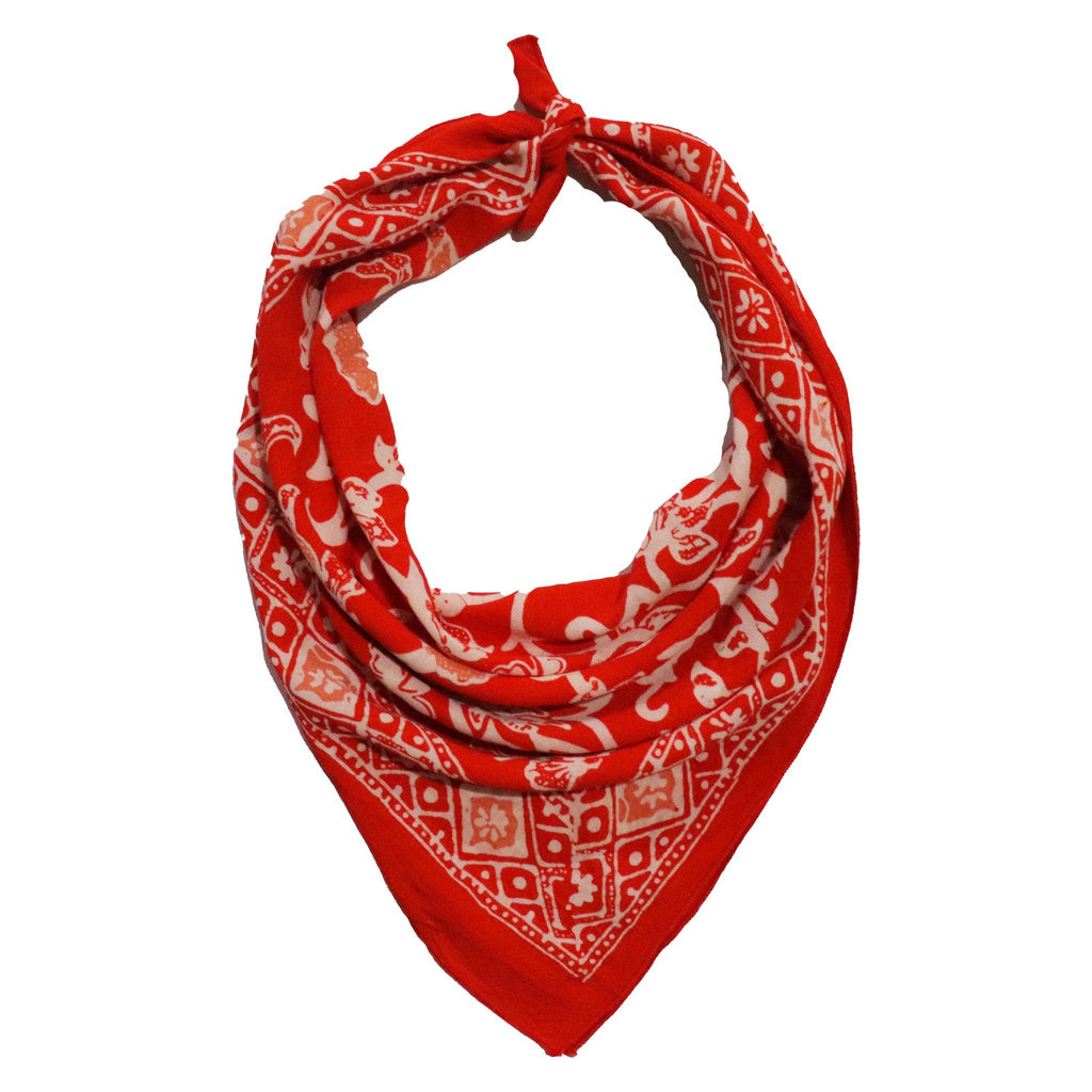 Batik Bandana | Fiery Flora