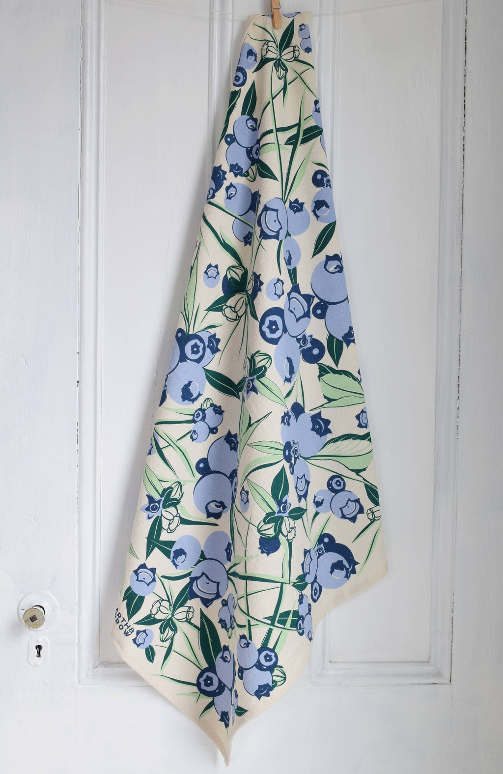 Wild Blueberry Towel - Organic Cotton - Oversized 30 x 30