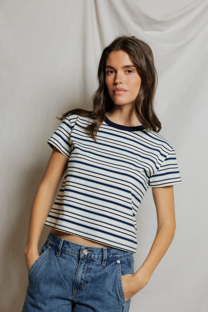 dawn | navy pacific stripe