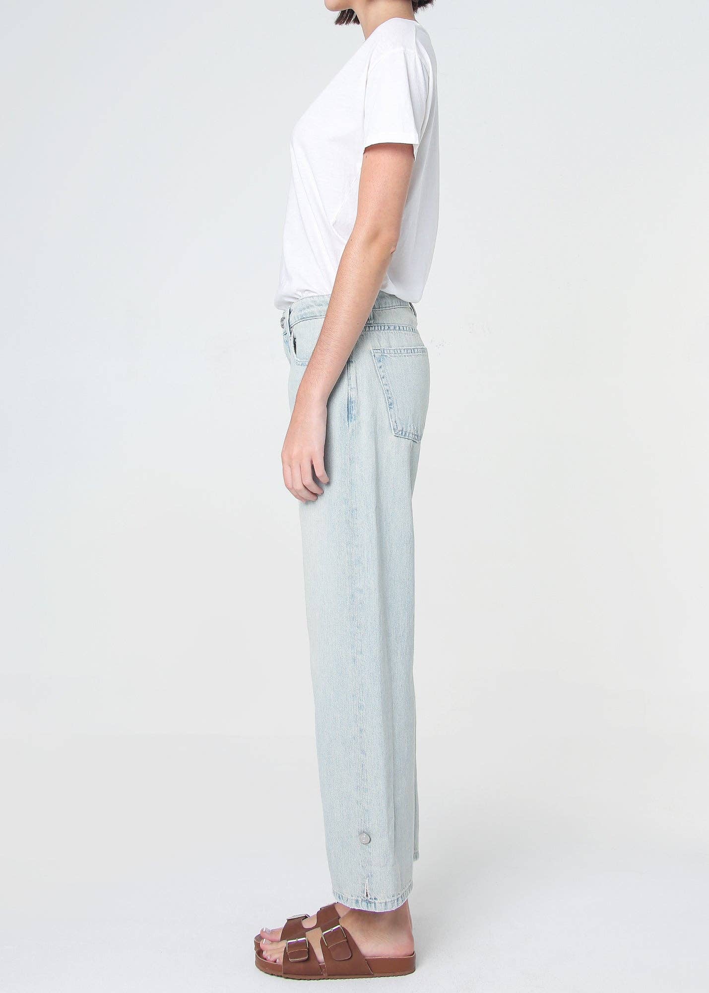 Nina Fold-Up Straight Jean - Cookeville
