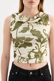 Dahlia Mesh Top | Green