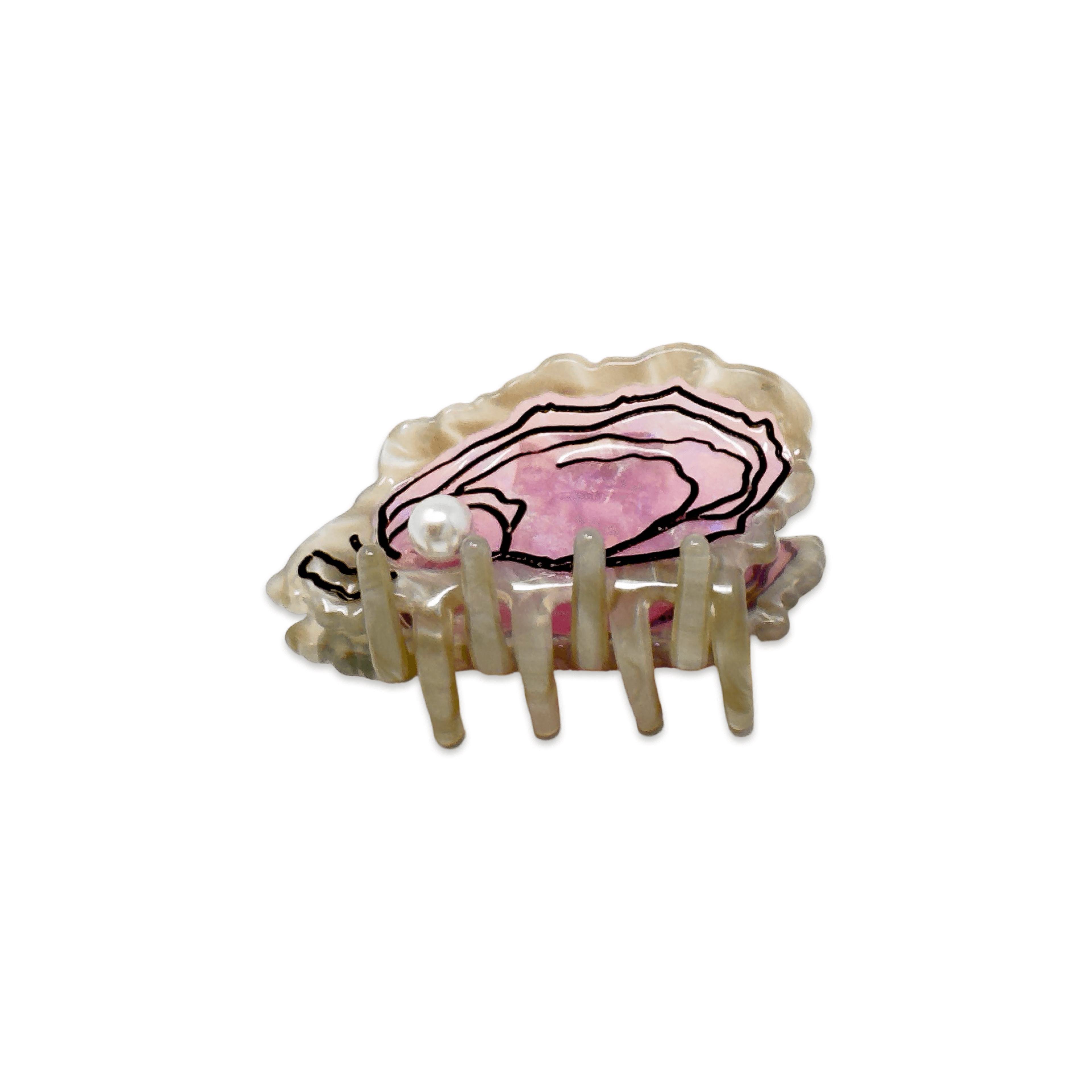 Mini Oyster Hair Claw Clip