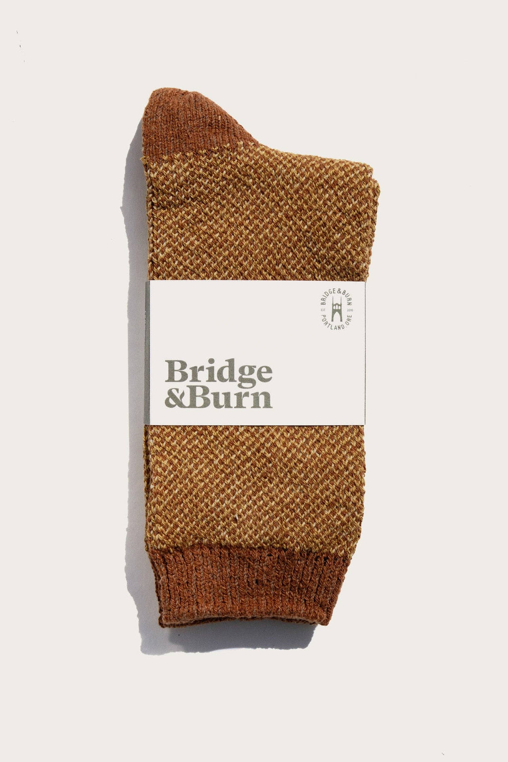 Helix Sock | Ochre