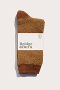 Helix Sock | Ochre