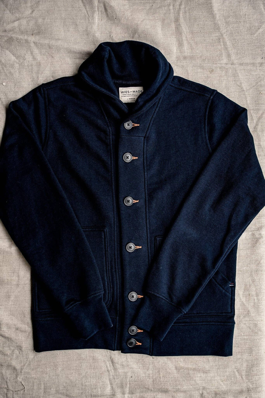 Bodega Cardigan | 100% Cotton | Navy
