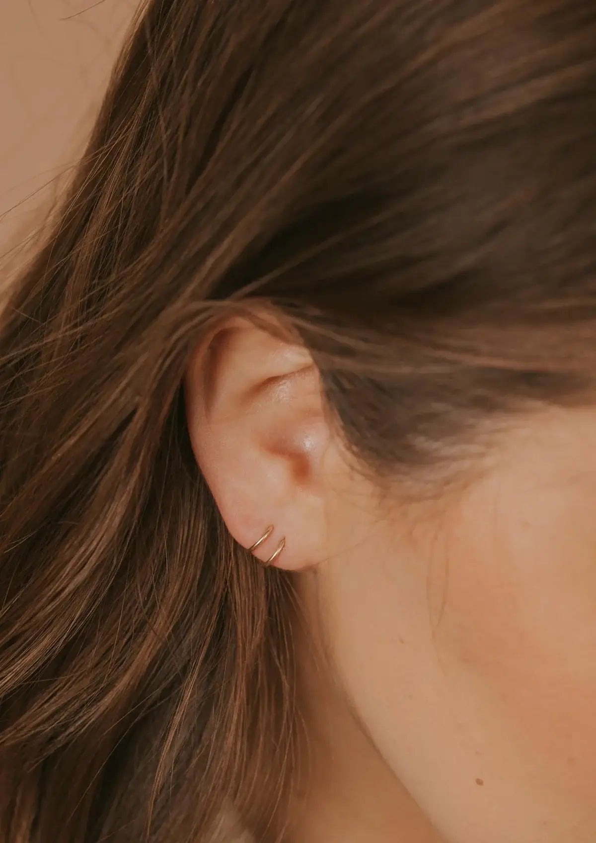 Tiny Twist Earrings | 14kt Gold Fill + Sterling Silver: Larger - 8MM / Classic