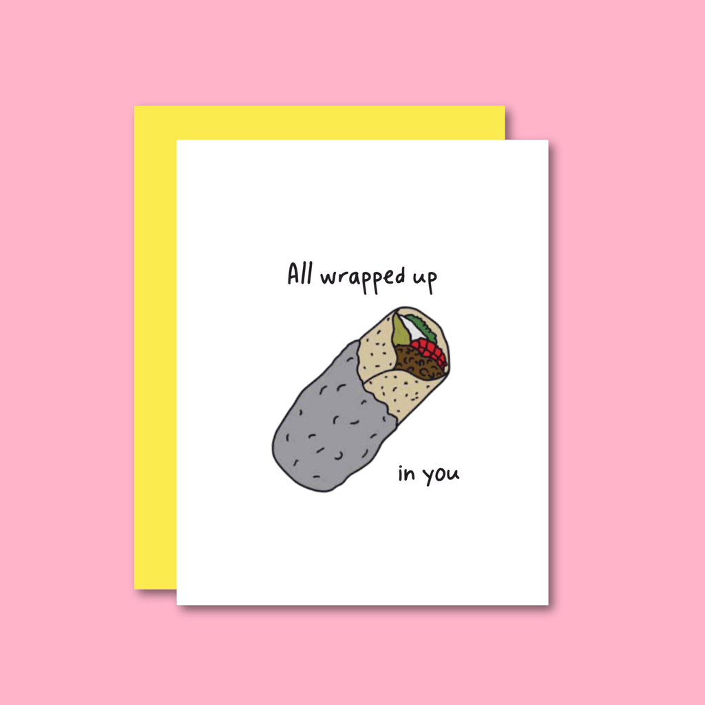 Burrito Love Risograph Card