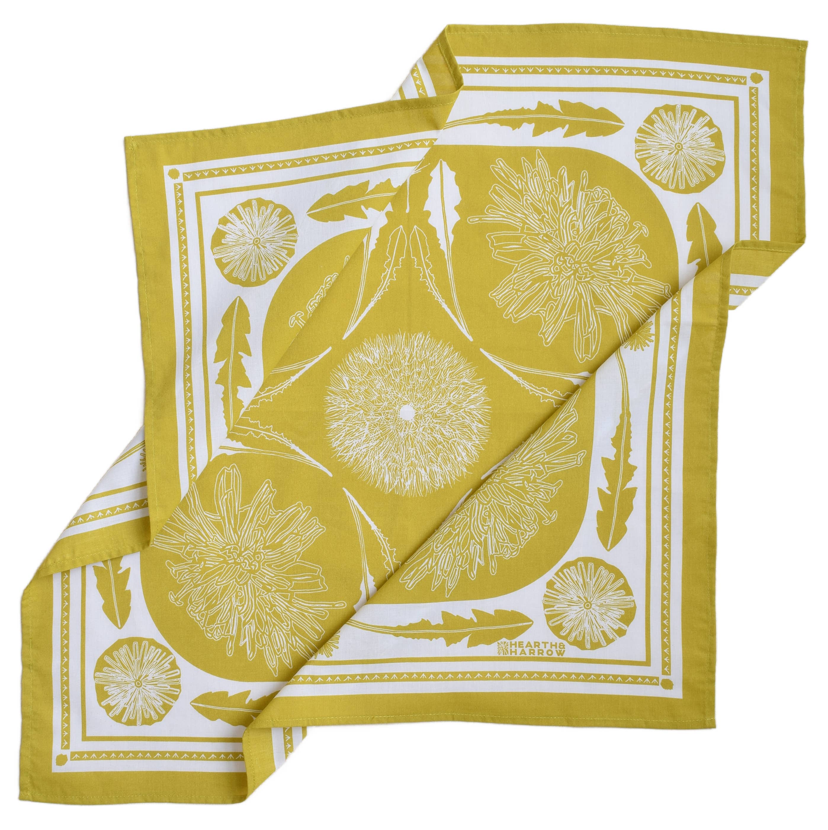 Dandelion Bandana | Mustard Yellow