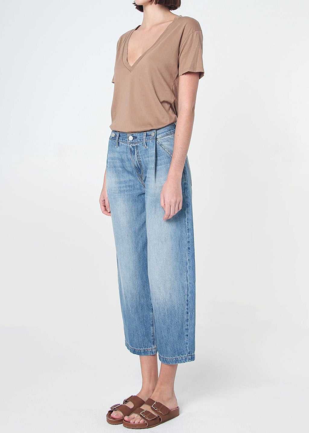 Adeline Cropped Barrel Jean- Fargo: Fargo