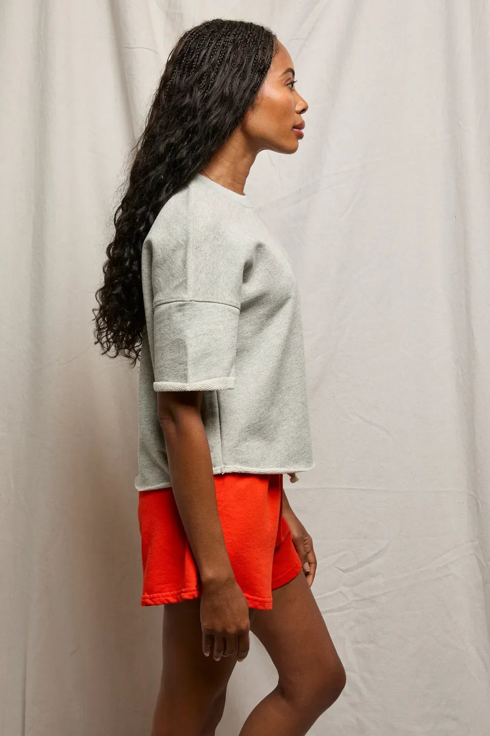 ezra french terry short sleeve sweatshirt