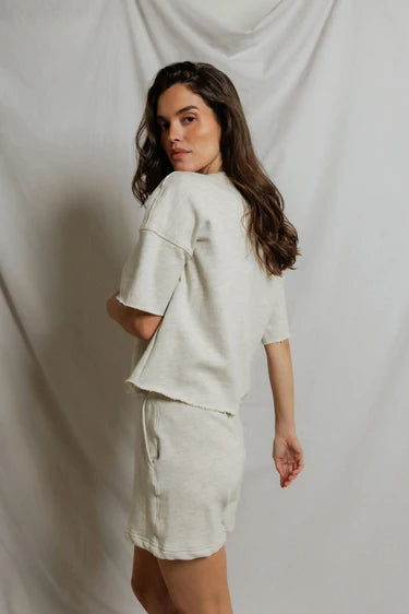 ezra french terry short sleeve sweatshirt