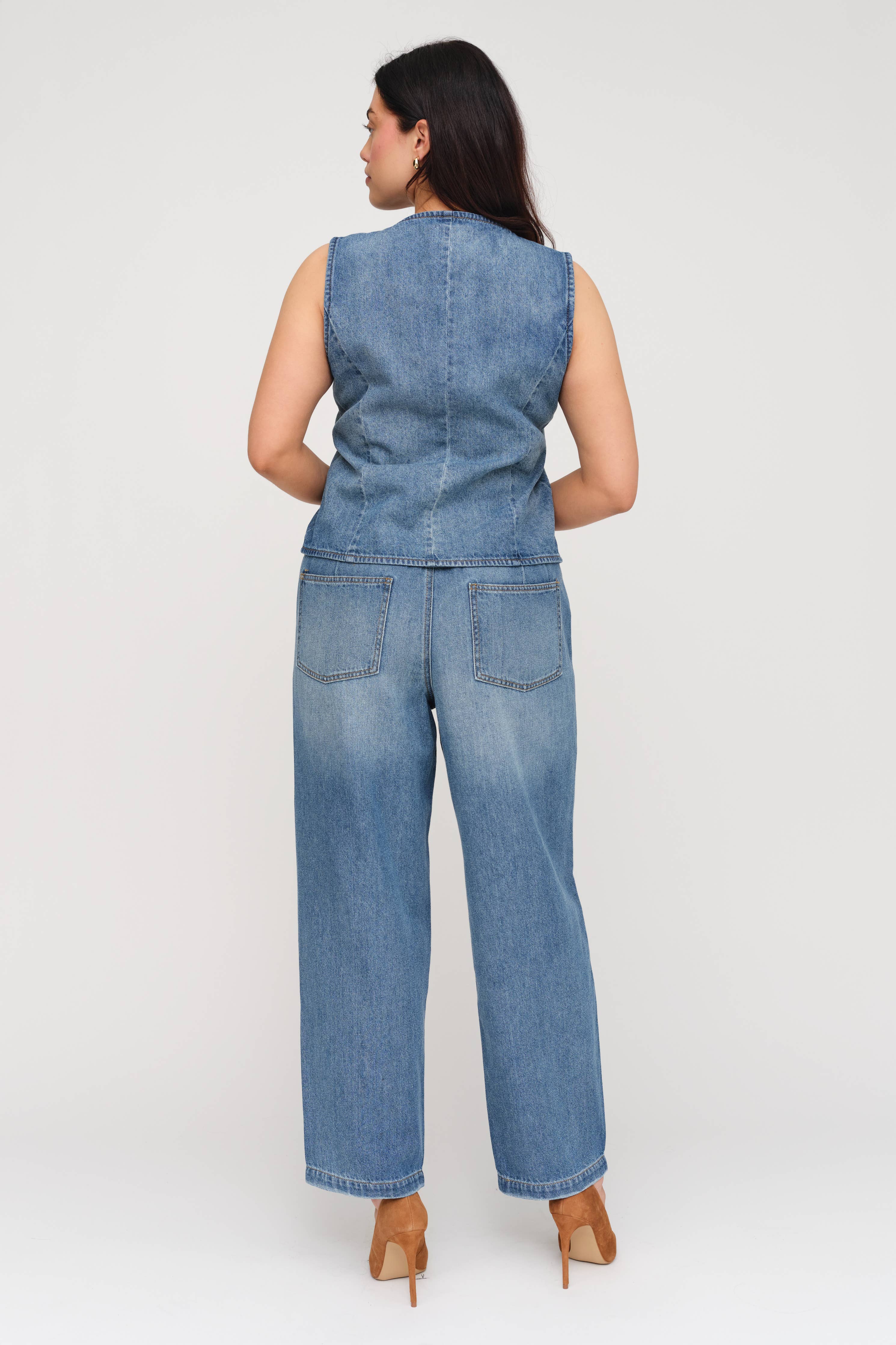 Willow High Rise Barrel Jean, Classic Vintage