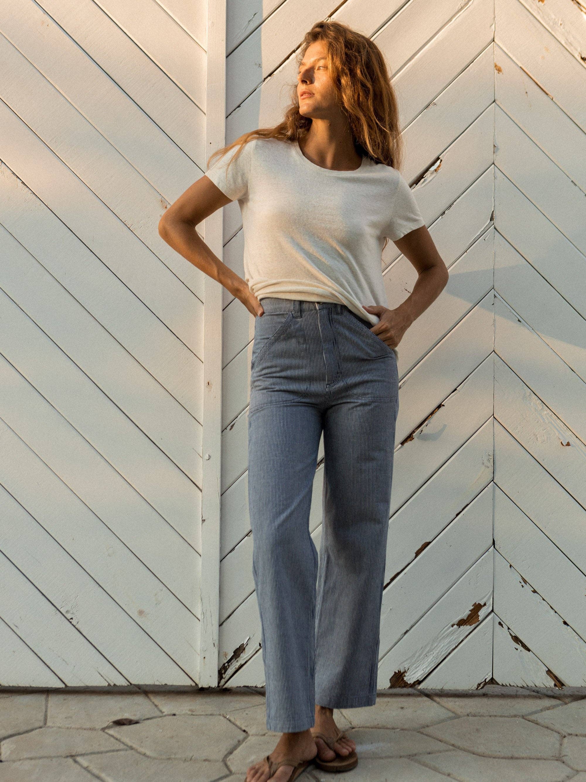 Painter Pants: Railroad Stripe