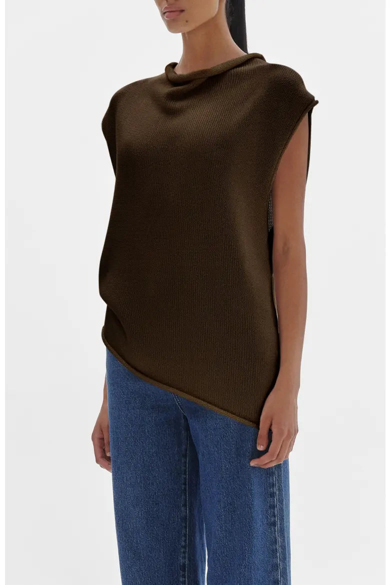 Faye Knit Top | Chocolate