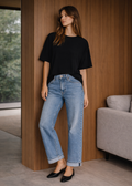 Selma Loose Straight Denim- Philadelphia: Philadelphia