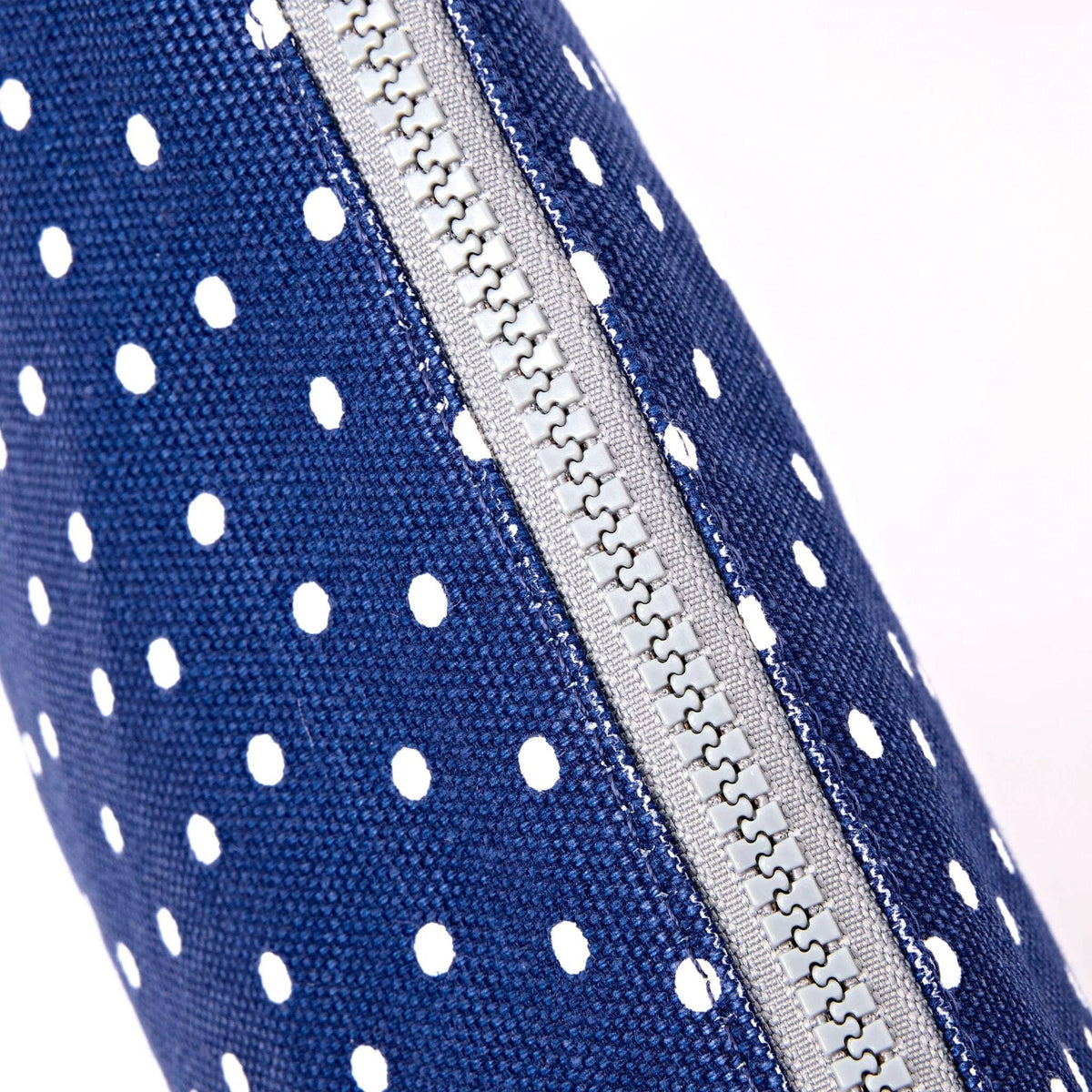 Maida | Navy Polka | Cotton Canvas