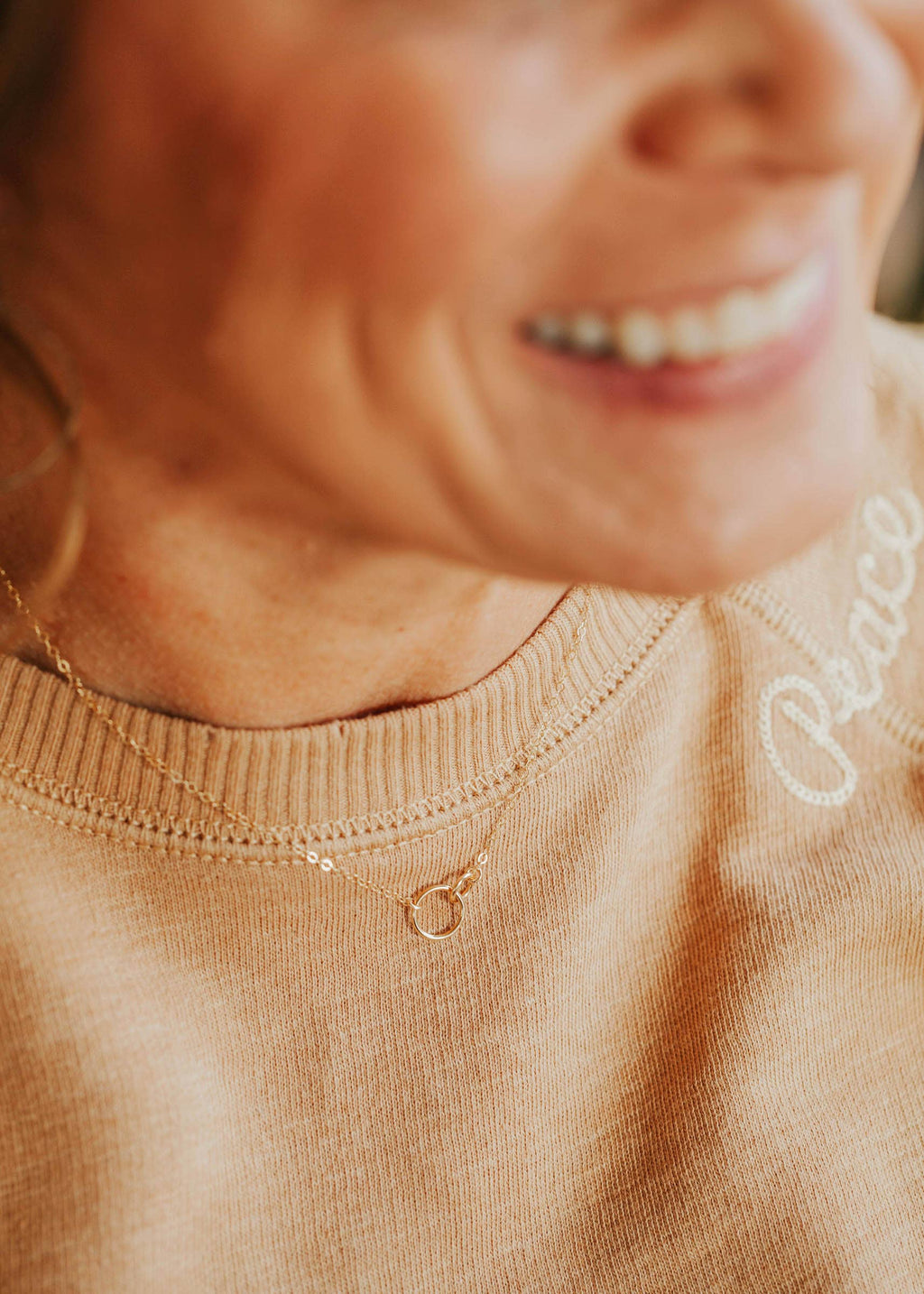 Tiny Links Necklace | / 14kt Gold Fill | Hello Adorn