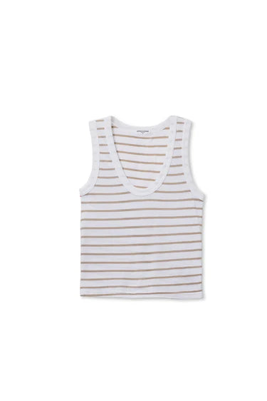 khara stripe | driftwood white stripe