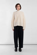 Knit Weave Pullover | Cream