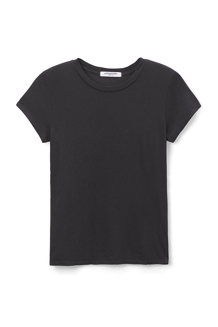 Sheryl Recycled Cotton Baby Tee | Vintage Black