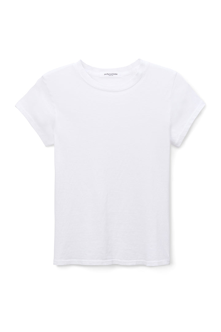 Sheryl Recycled Cotton Baby Tee | White
