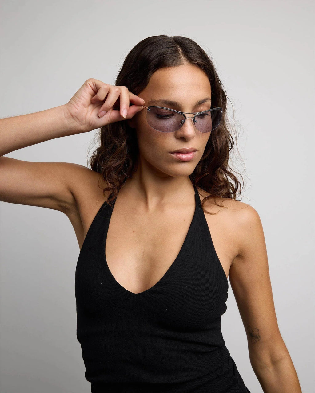 slim | polished silver/periwinkle
