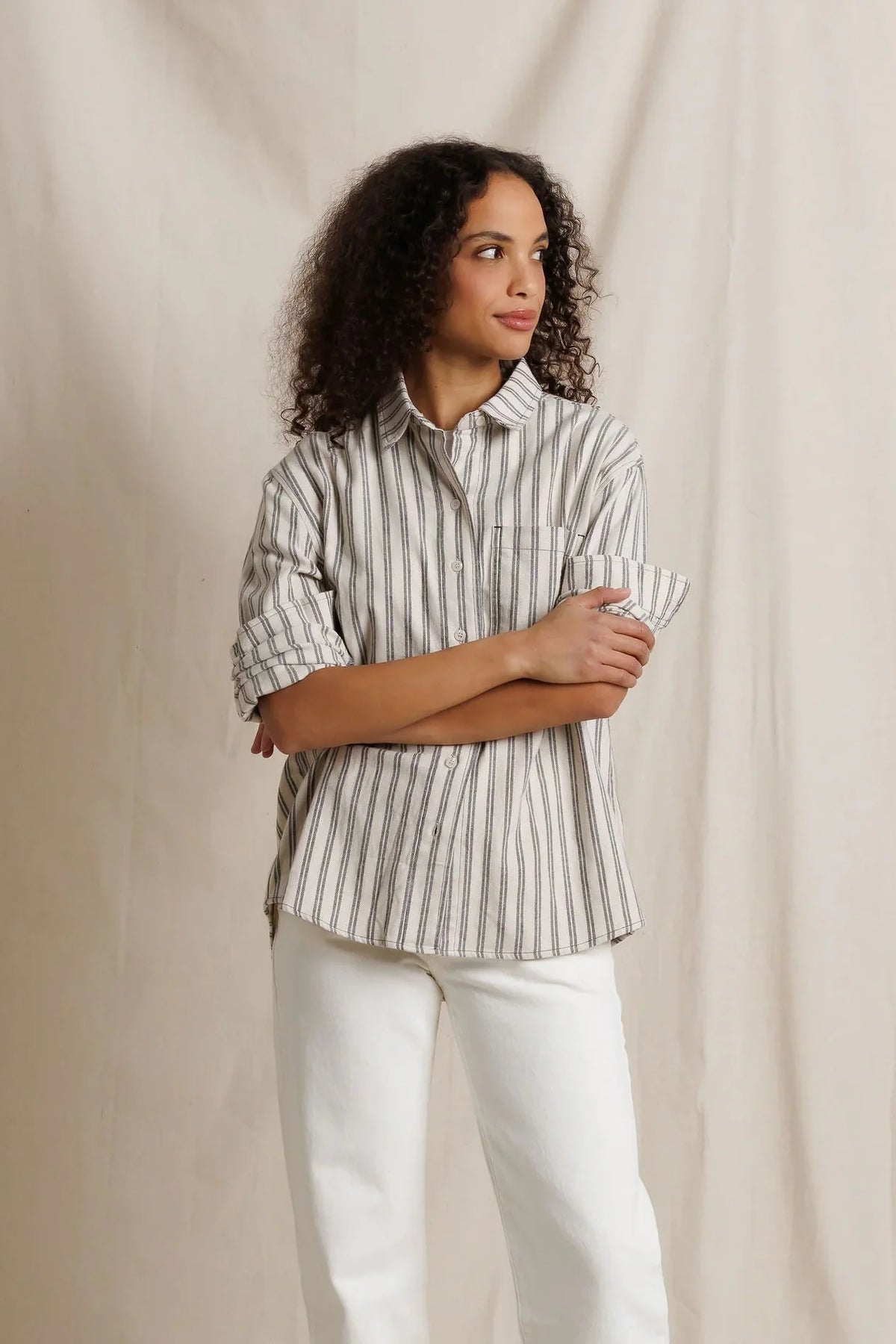 teresa | whitecap grey stripe