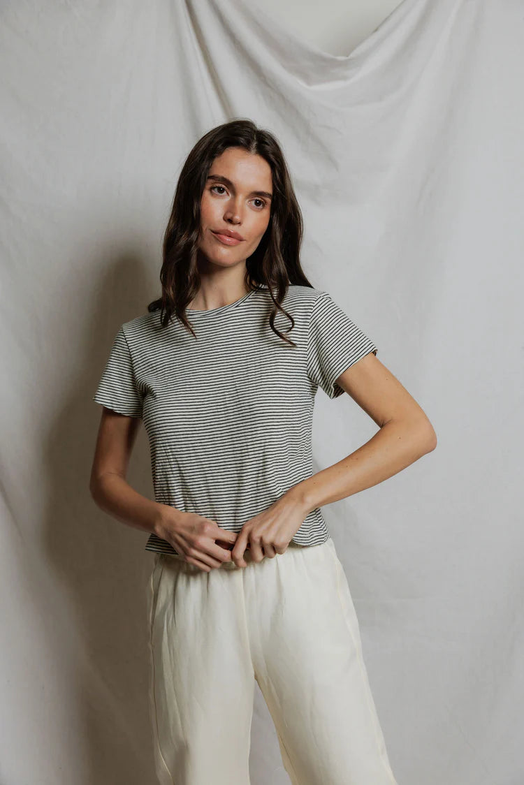 vivian | natural black stripe
