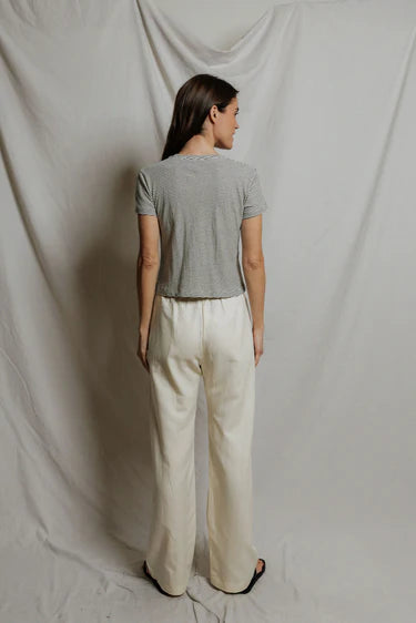 vivian | natural black stripe