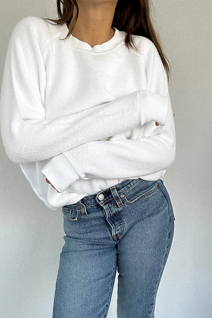 Ziggy Inside Out Sweatshirt | White