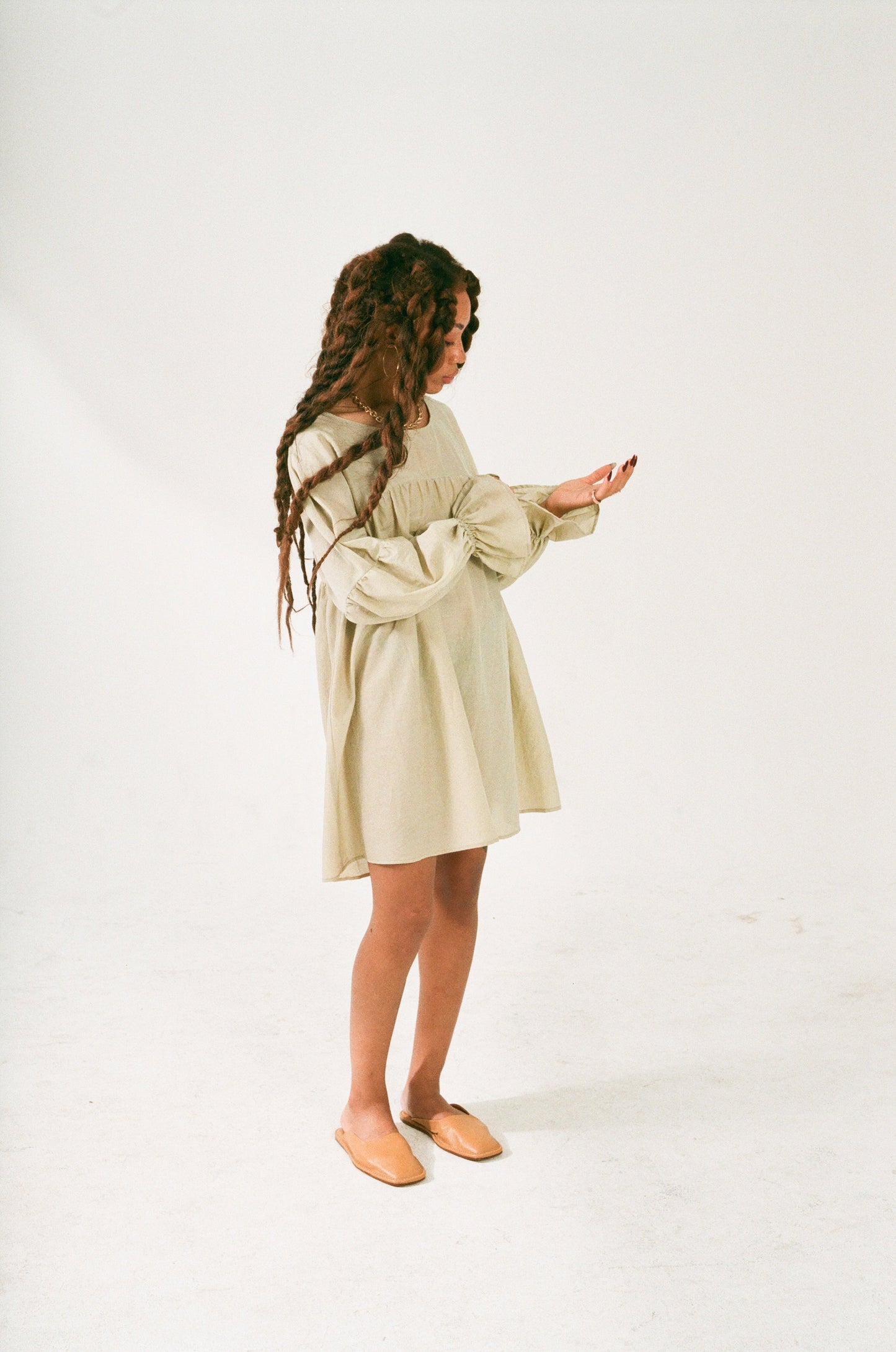 Phoebe Mini Dress | Oat