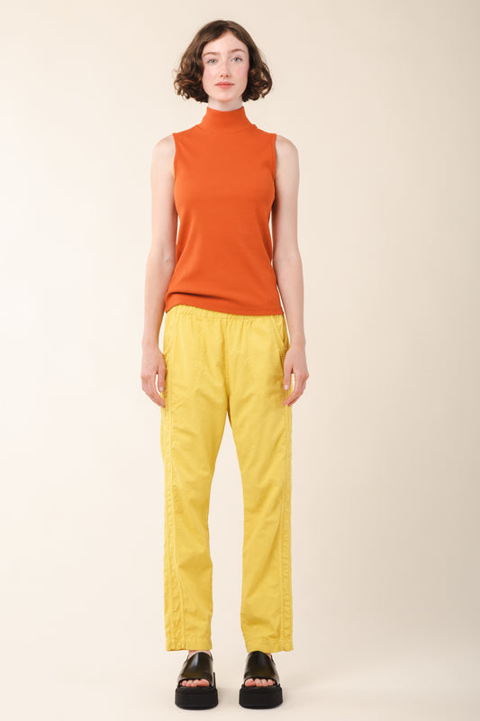 Sleeveless Mockneck | Electric Red