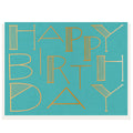 Birthday Gold Card
