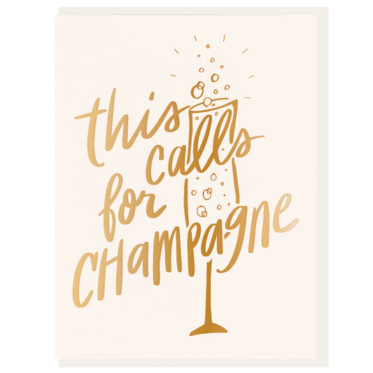 Champagne Card