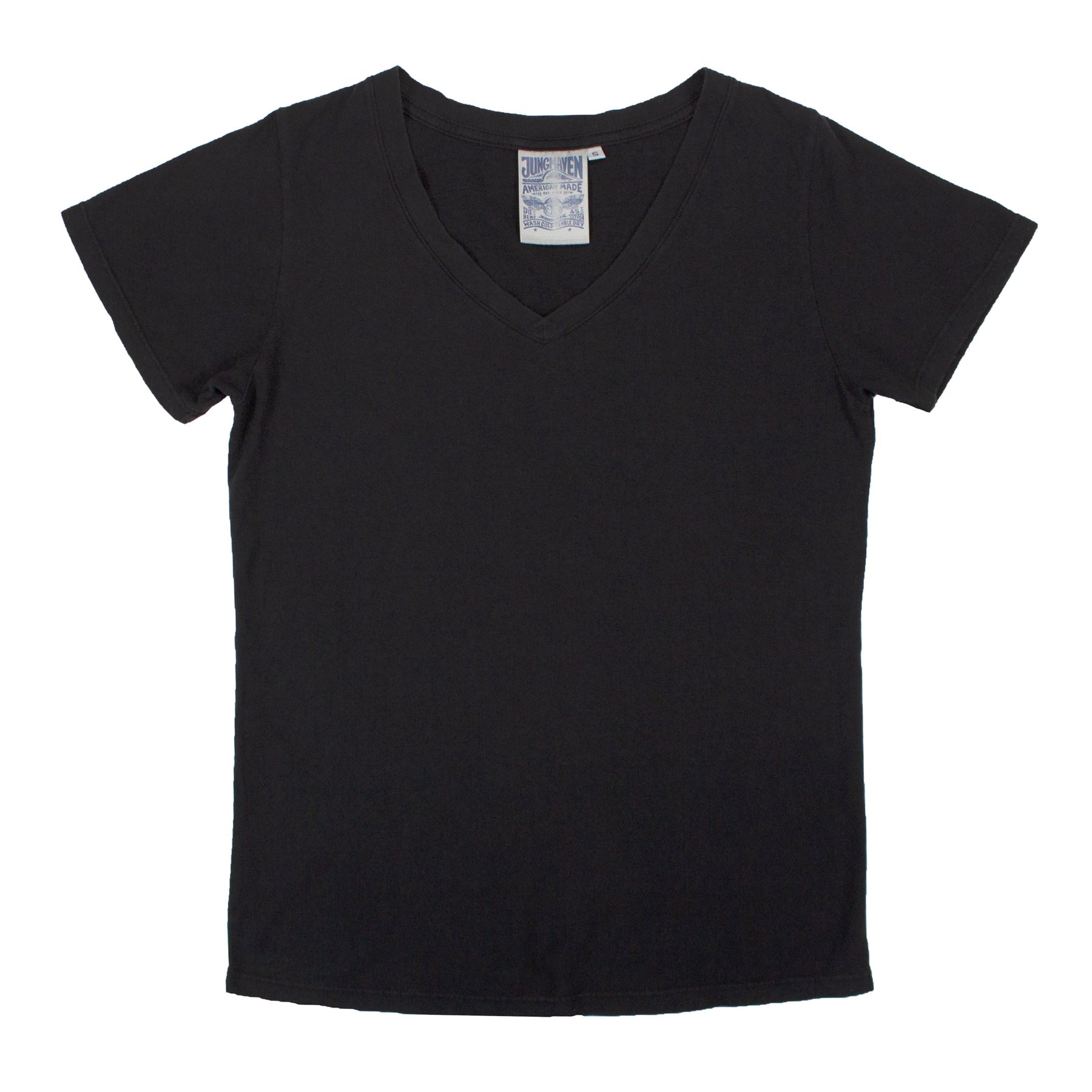 Paige V-Neck Tee | Black