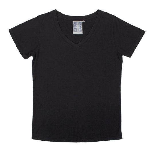 Paige V-Neck Tee | Black