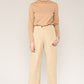 Aimee Turtleneck Top | Butter Rum