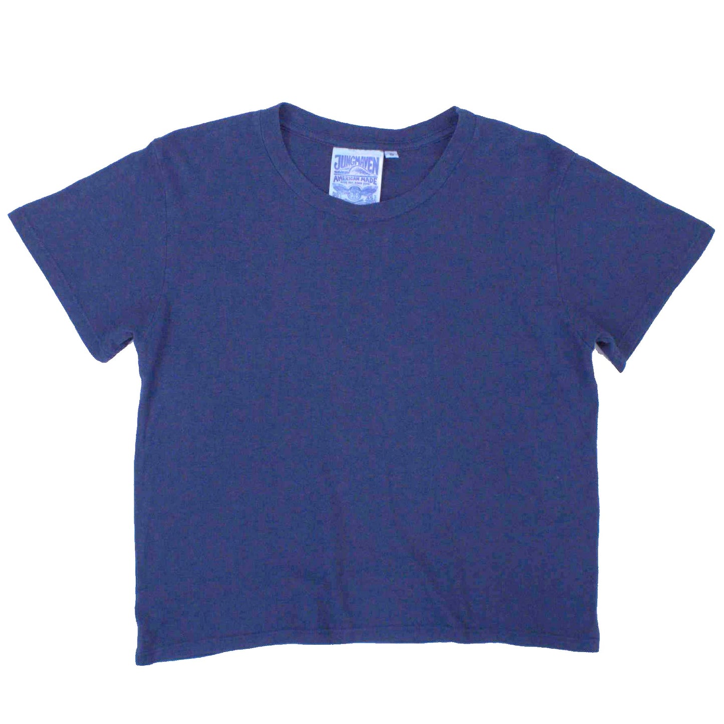 Cropped Lorel Tee | Navy