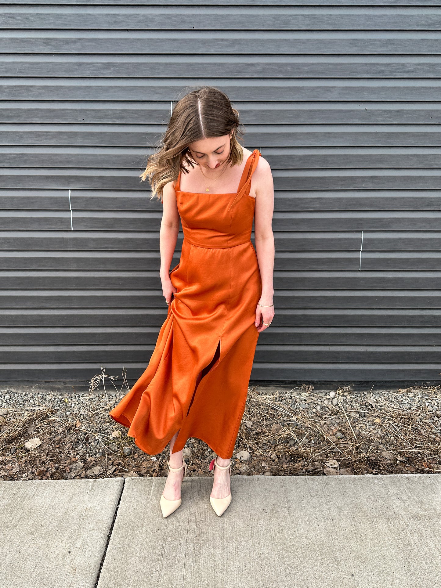 Danielle Dress | Rust