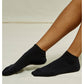 Organic Cotton Trainer Socks | Black