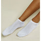 Organic Cotton Trainer Socks | White