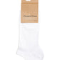 Organic Cotton Trainer Socks | White