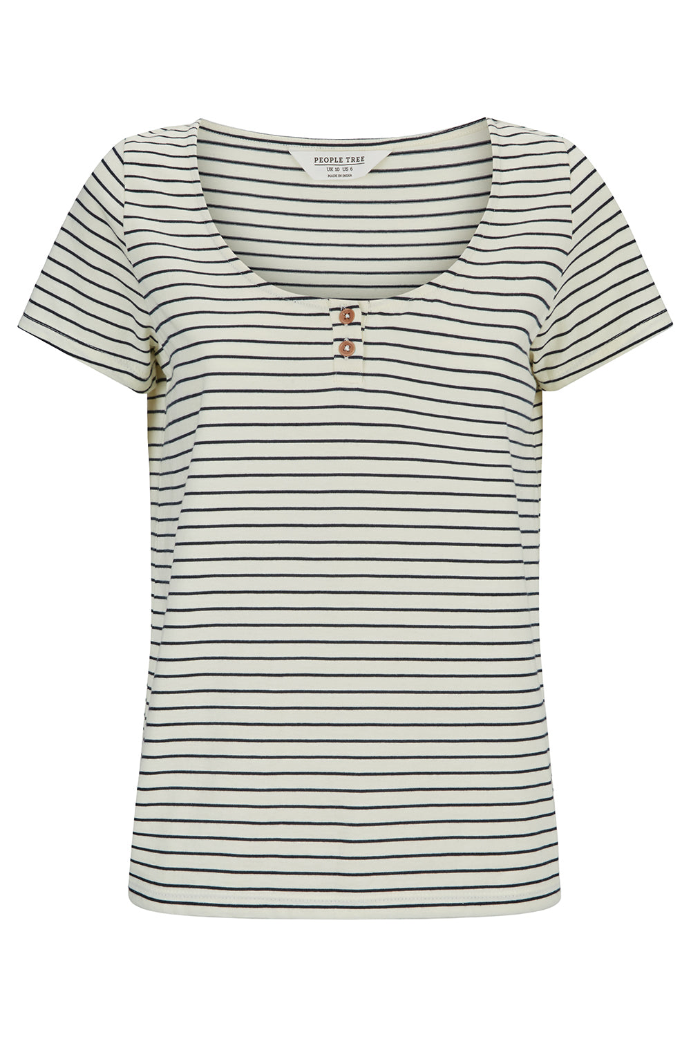 Tianna Striped Top | Navy